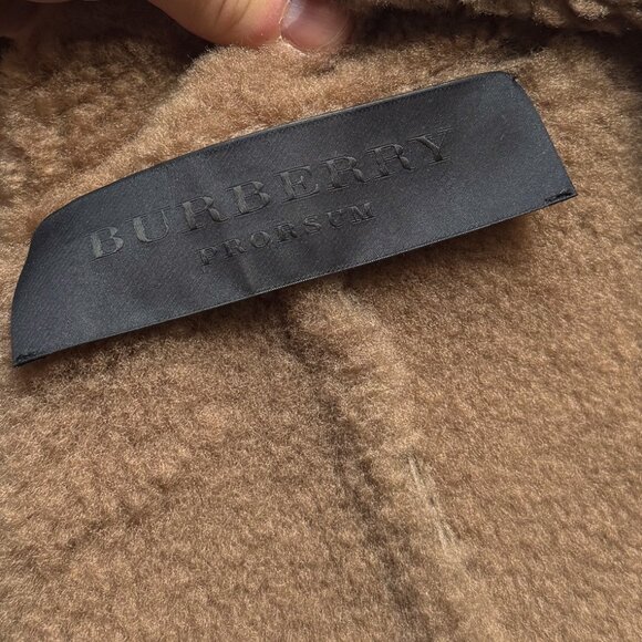 Burberry Prorsum FW12 Runway Beige Peplum Shearling Jacket - Picture 8 of 11